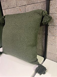Capa de almofada Sol verde