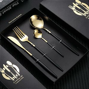 Kit  Talheres de Luxo com Caixa Presente