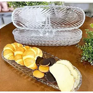 Prato Decorativo de Cristal Lyor 39,5 CM