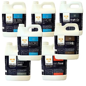 Kit Remo Nutrients Vega e Flora Completo 7x1 Litro