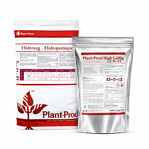 Adubo Kit Plant-Prod 7-11-27 + High CalMg 13-0-13 | 1kg cada