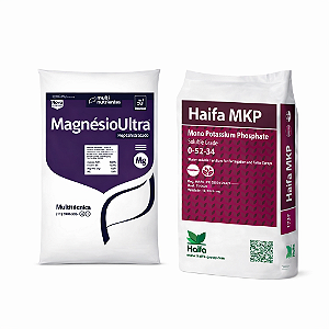 Adubo Kit Sulfato de Magnésio + MKP 0-52-34 | 1kg cada