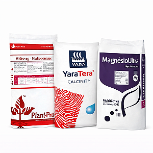 Adubo Kit Plant-Prod 7-11-27 + Nitrato de Cálcio + Magnésio | 1kg cada