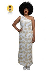 Vestido Ombro Longo