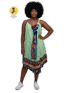 Vestido Trapézio 100% Viscose