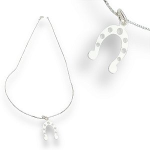 Pingente Prata 925 Ferradura