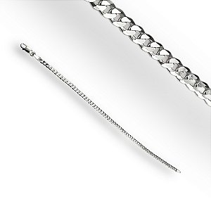 Pulseira Prata 925 Elo Grummet Fio 080