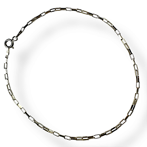 Pulseira Prata 925 Elo Tijolinho
