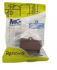 interruptor simples Margirius renova 6A 250v branco modular
