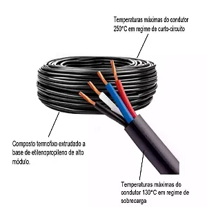 CABO PP 4X6MM POR METRO