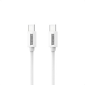 Cabo USB-C de 1,5m 3A Tipo C Carregamento Rápido Branco Taschibra
