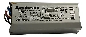 2 Reator Magnético Partida Rápida Intral 1x32w 220v