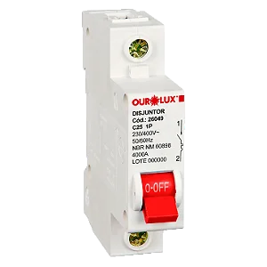 DISJUNTOR UNIPOLAR 25A(C) - OUROLUX