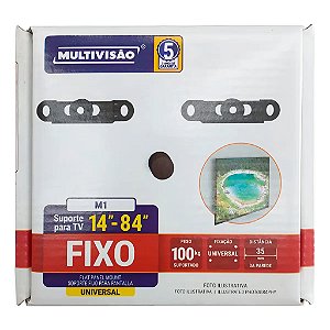 Suporte De Tv Fixo Universal Para Tvs De 14 A 84 M1 Multivi