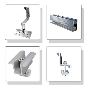 KIT Fixação Telha Colonial Perfil H2