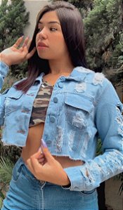 JAQUETA RASGADA LUXXO