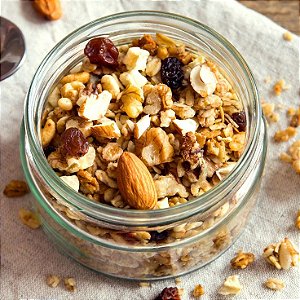 1Kg Granola Com Amêndoa e Castanha Energia Natural Nutrição