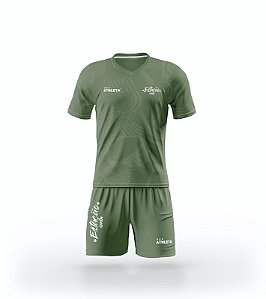KIT VERDE MILITAR MASCULINO