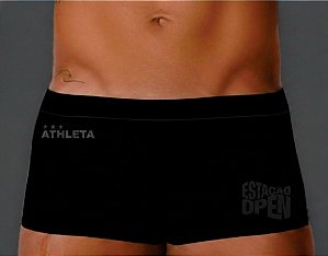 SUNGA ALL BLACK ESTAÇÃO OPEN - ATHLETA