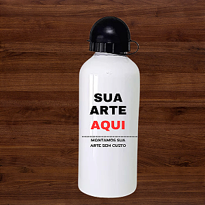 Garrafas Squeezes De Aluminio 600ml