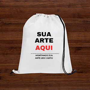 Saco Mochilinha em Oxford