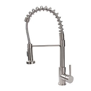 TORNEIRA GOURMET PARA COZINHA - ESCOVADA