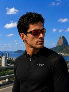 Óculos de Sol Speed - Preto c/ VERMELHO Espelhado