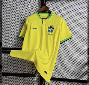 CAMISETA DO BRASIL AMARELA 2022 PREMIUM