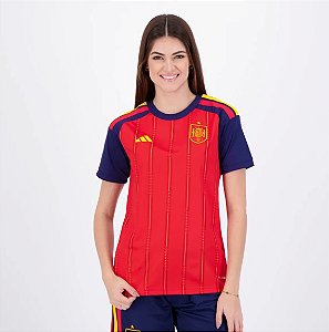 Camiseta Espanha Feminina 2026 JOGO - Tailan 1.1