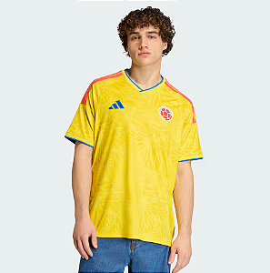 Camisa Colômbia Home Amarela 2025/26 JOGADOR Tailandesa 1.1