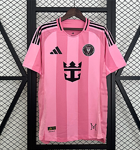 Camisa Inter Miami Home Rosa 25/26 Torcedor Tailandesa 1.1