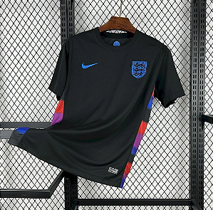 Camisa Inglaterra Away Preta 2024 Torcedor Tailandesa 1.1