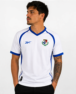 Camiseta Panamá Branca Futebol Masculina Modelo Torcedor