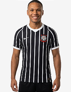 Camisa Corinthians Preta Listrada 26/27 Tailandesa 1.1 Jogador