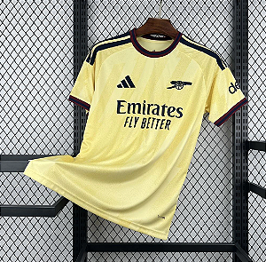 Camisa Arsenal JOGADOR Amarela Tailandesa 1.1