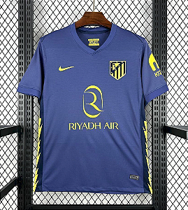 Camiseta Atlético de Madrid Azul 2025/26 Away – Modelo Torcedor