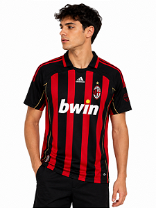 Camiseta Milan Retrô 2008/2009 Masculina Tailandesa 1.1