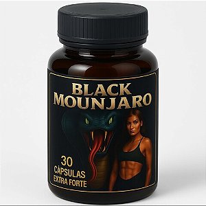 TERMOGÊNICO BLACK MOUNJARO // SUPER POTENTE 30 CPS