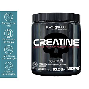 CREATINA BLACK SKULL 100% PURA 300G