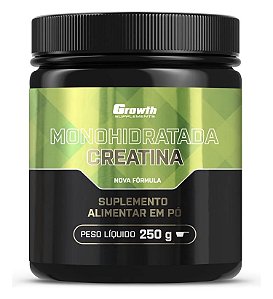 Creatina Monohidratada 250g Growth Supplements - Sem sabor em Pó