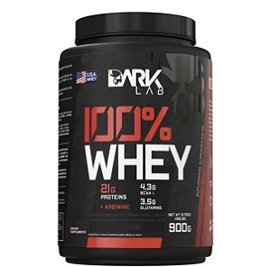 ￼Whey Protein 100% Concentrado pote 900g Dark Lab