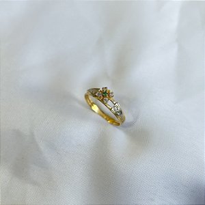 Anel de formatura AO86 - Ouro 10k e 18k