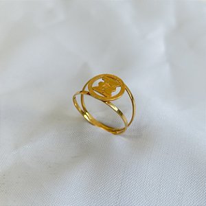 Anel de formatura AO99 - Ouro 10k e 18k