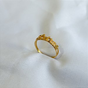 Anel de formatura AO102 - Ouro 10k e 18k