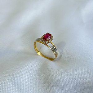 Anel de formatura AO57 - Ouro 10k e 18k