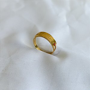 Anel de formatura AO96 - Ouro 10k e 18k