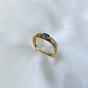 Anel de formatura AO72 - Ouro 10k e 18k