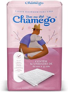 TAPETE HIGIENICO BEM ME PET 55X60 COM 30 UND