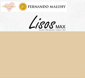 TRICOLINE BEGE CLARO 100% ALGODÃO LISO 0,50cm X 1,50m | LMAX7376