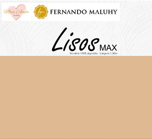 TRICOLINE BEGE MÉDIO 100% ALGODÃO LISO 0,50cm X 1,50m | LMAX7484